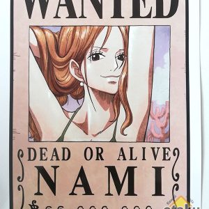 Poster one piece Mediano Wanted de Nami