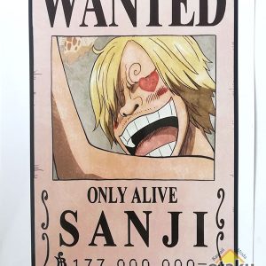 Poster One Piece Mediano Wanted de Sanji
