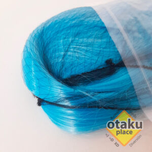 Peluca Kanekalon Color Celeste para Cosplay Quito Ecuador Otakuplace